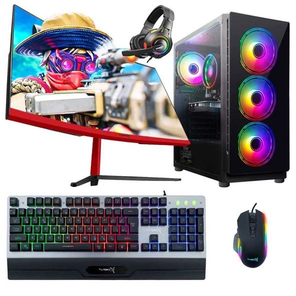 Turbox Tx5265 i7 4770 16GB Ram 512GB SSD 4GB RX560 23.6 inç Curved Sistem Tavsiyesi ürün görseli