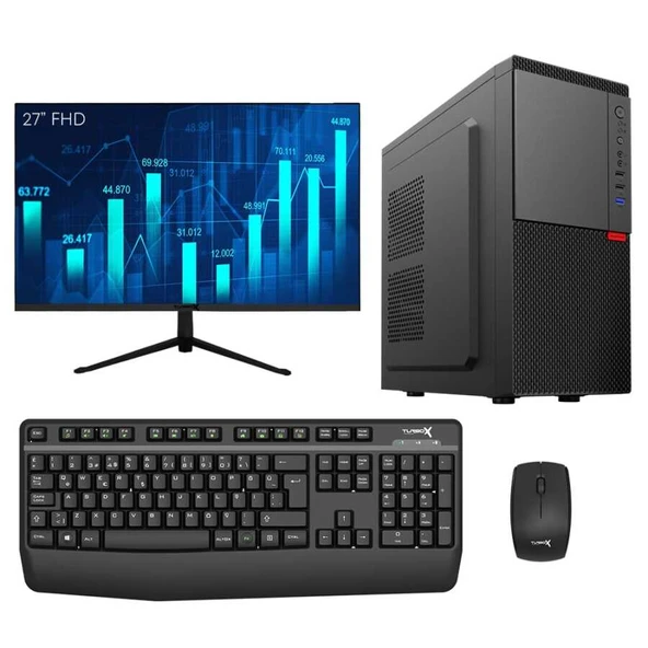 Turbox Tx5493 i5 6400 16GB DDR4 Ram 512GB M.2 NVMe SSD 27 inç FHD Monitör Oem Paket ürün görseli