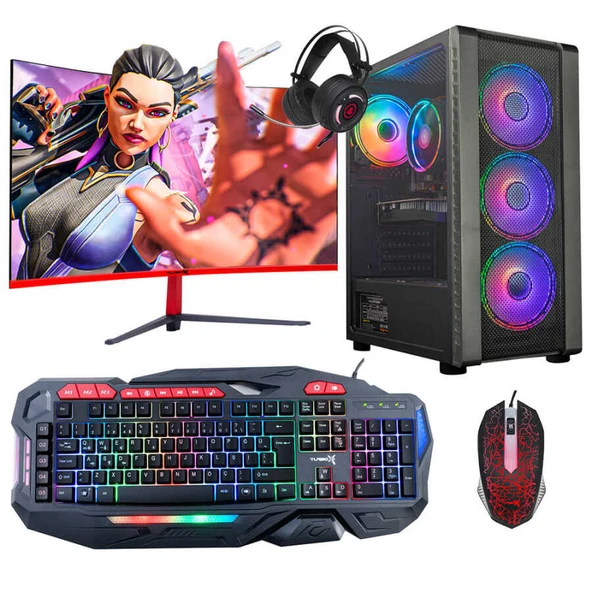Turbox Tx5151 i5 4440 16GB Ram 512GB SSD 4GB GTX1050Ti 23.6 100Hz Curved Sistem Tavsiyesi