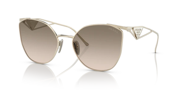 Prada PR 50ZS ZVN3D0 Pale Gold-Grey Kadın Güneş Gözlüğü ürün görseli