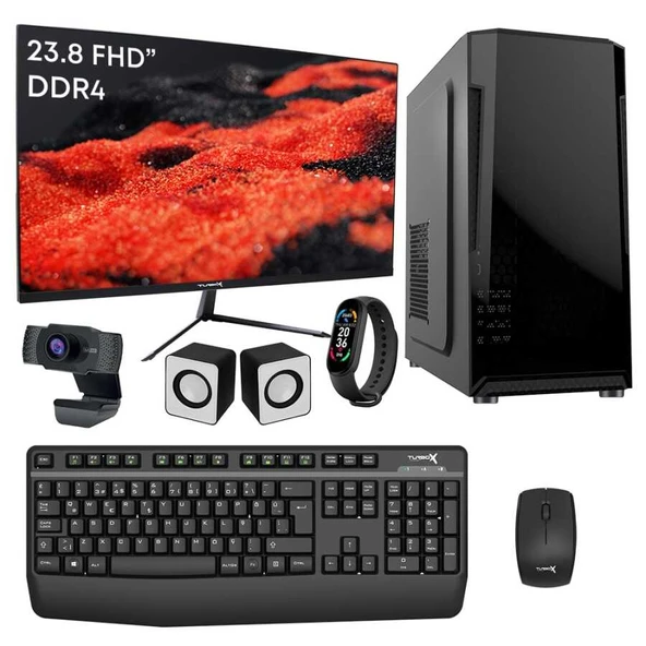 Turbox Tx5410 i5 7400 16GB DDR4 512GB M.2 NVMe SSD 23.8 inç FHD Monitör Sistem Tavsiyesi ürün görseli