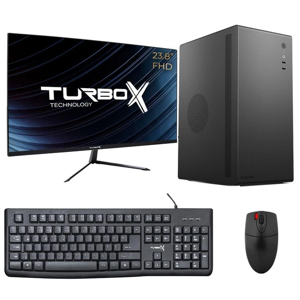 Turbox Tx5945 i7 7700 32GB DDR4 Ram 1TB SSD 23.8 inç FHD Monitör Oem Paket ürün görseli 1