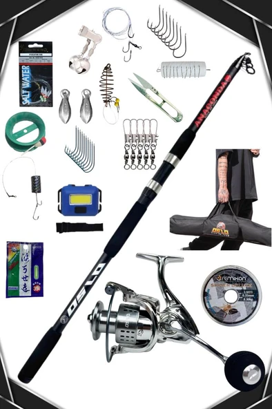 Oslo Anaconda 360cm 100-300gr Oslo Shark 6000 Göl ve Deniz Olta Seti ürün görseli