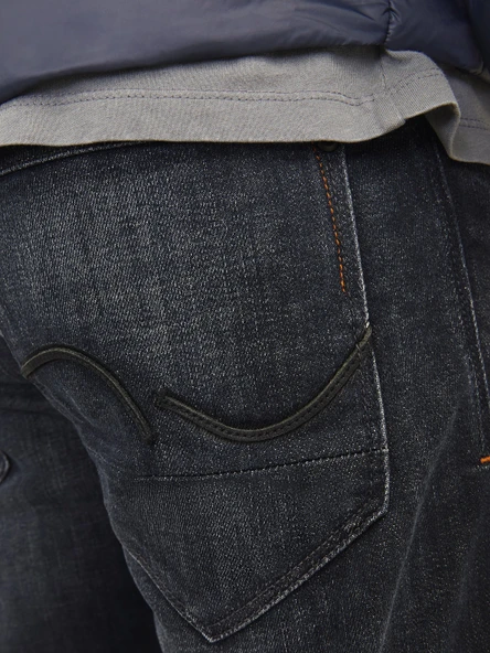 JACK JONES MIKE Model Rahat Kesim Erkek Kot Pantolon 12263530 - Resim 4