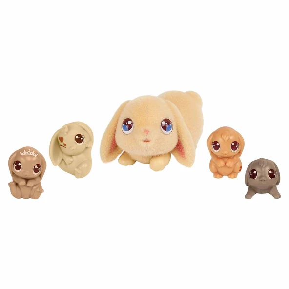 Little Live Pets Anne ve Yavruları Mini Tavşan Oyun Seti LP301000 - Resim 3