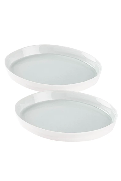 Tantitoni Space Mavi Porselen İkili Servis Tabağı Seti 28cm ürün görseli 1