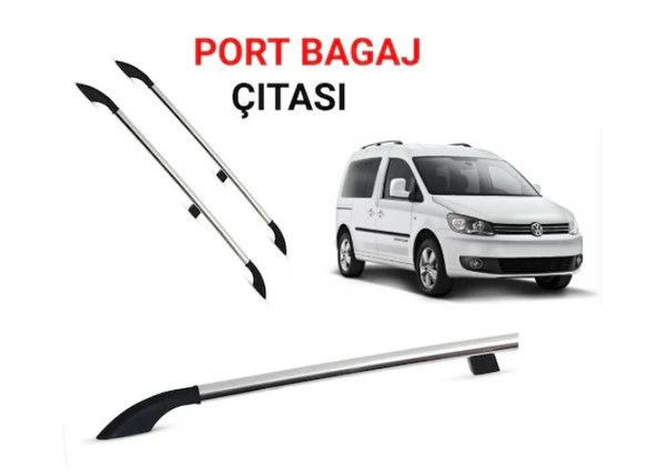 Caddy Kısa Şase Portbagaj Tavan Çitası Gri 2011-2020