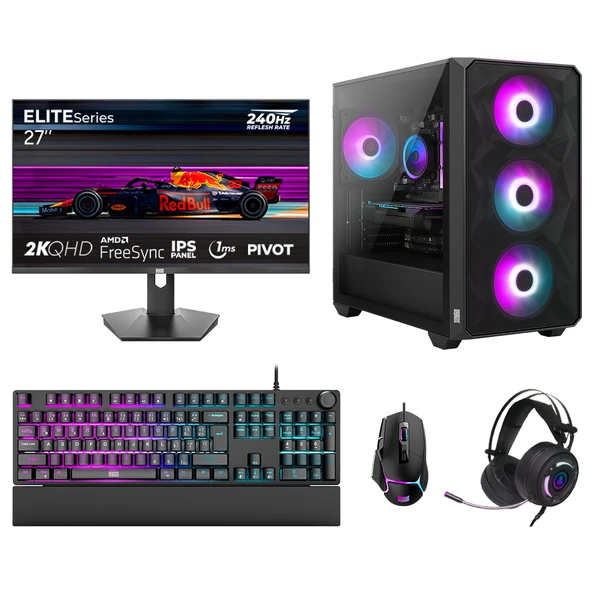 Dragos DRx7853 Ryzen 7 7700 32GB DDR5 1TB NVMe 12GB RTX5070 27 İnç 240Hz 1ms QHD Oem Paket ürün görseli