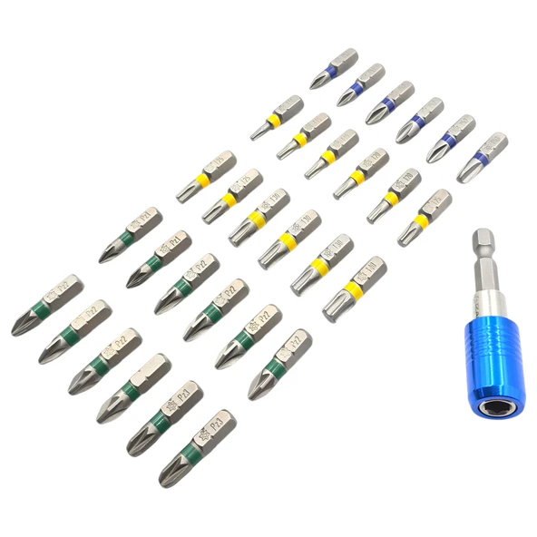 Fixonic Izar IZAR1520 31 Parça Vidalama Bits Uç Seti - Resim 3