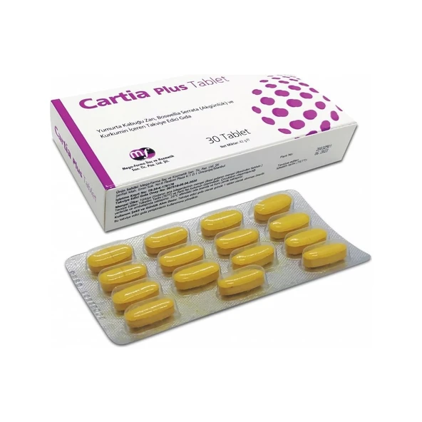 Mega Farma Cartia Plus 30 Tablet ürün görseli