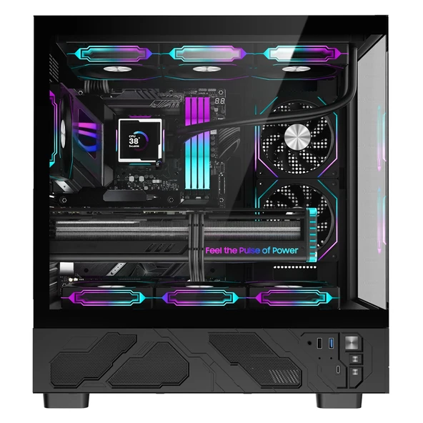 Dragos DRx7628 Ryzen 5 5600 32GB 1TB NVMe 8GB RTX5060 27 İnç 200Hz 1ms Oem Paket - Resim 4