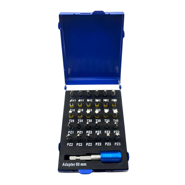 Fixonic Izar IZAR1520 31 Parça Vidalama Bits Uç Seti ürün görseli 1