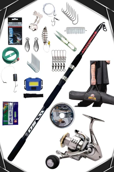 Oslo Anaconda 360cm 100-300gr Remixon Prestige 6000 Göl ve Deniz Olta Seti ürün görseli