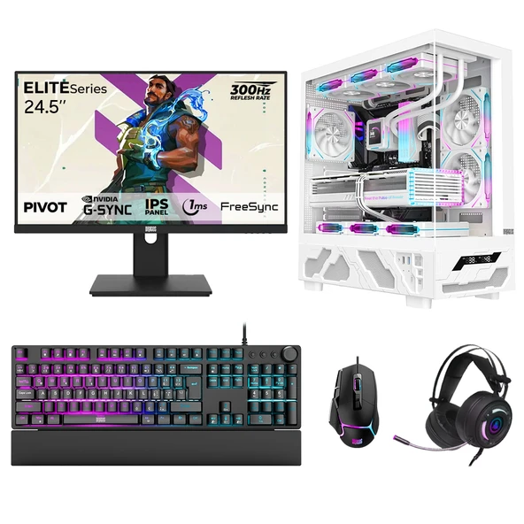 Dragos DRx7837 Ryzen 7 7700 32GB DDR5 1TB NVMe 12GB RTX5070 24.5 İnç 300Hz 1ms Oem Paket ürün görseli