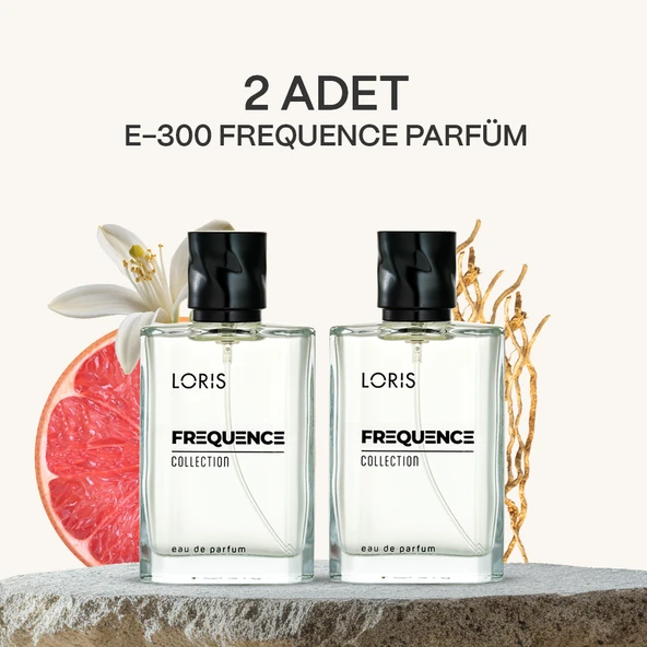 Loris 2 Adet E-300 Frequence Erkek Parfüm 50 Ml