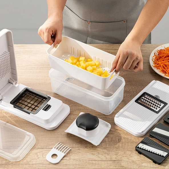 Emsan Smart Hazneli Doğrayıcı 8 Parça - Resim 3