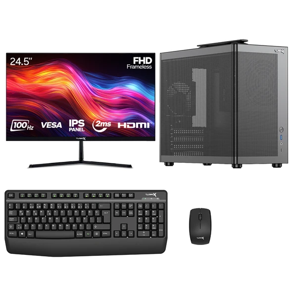 Turbox Tx7589 i7 13700 16GB DDR4 Ram 1TB M.2 NVMe SSD 24.5 inç Monitör Oem Paket ürün görseli
