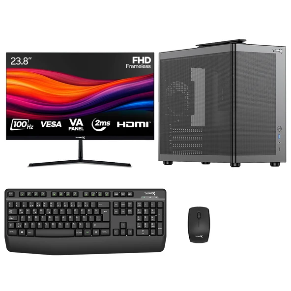 Turbox Tx7645 i5 12400 32GB DDR5 Ram 512GB SSD 23.8 inç Monitör Sistem Tavsiyesi ürün görseli