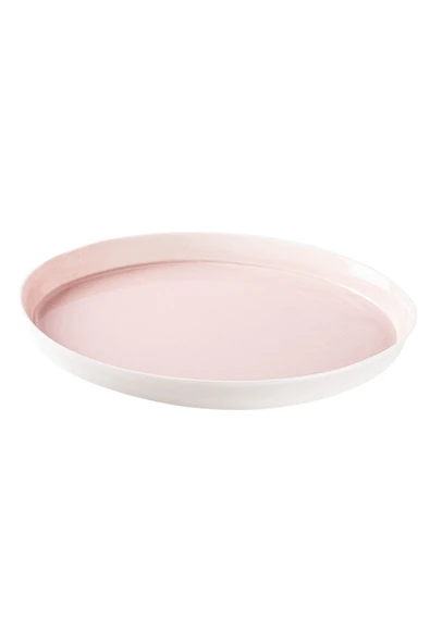 Tantitoni Space Pembe Porselen İkili Pasta Tabağı Seti 16.8cm - Resim 3