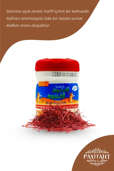 Qassim Mix Coffee Original Arabic - Arap Kahvesi - Saffron Flavor - 3
