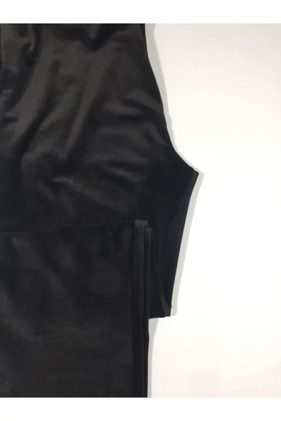 Altınay Yumoş Kadife Kışlık Cepli Kadın Pijama Eşofman Altı - 4