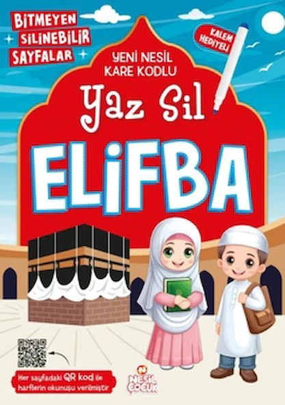 Yaz Sil Elifba / Kolektif / Nesil Çocuk Yayınları / 9786256653924 ürün görseli