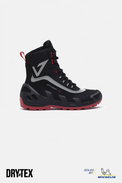 998 V-Clutch Pro Next Nubuk Erkek Bot Siyah/Kırmızı ürün görseli