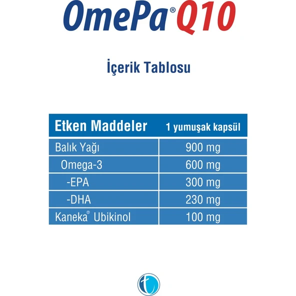 Q10 90 Yumuşak Kapsül Ubikinol QH Balık Yağı Omega 3 - 3