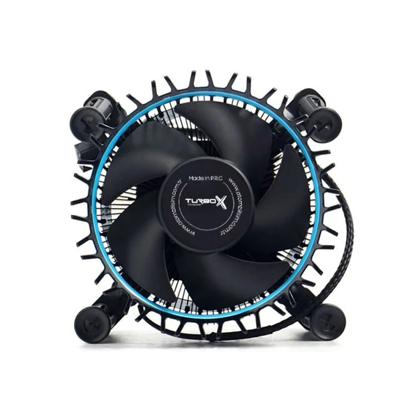 Turbox Intel  Stok 1700pin 3200rpm 65W 4pin PWM  işlemci Fanı