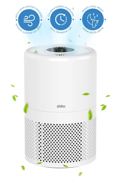 Sinbo SAP-5507 Hava Temizleme Cihazı Beyaz - 7