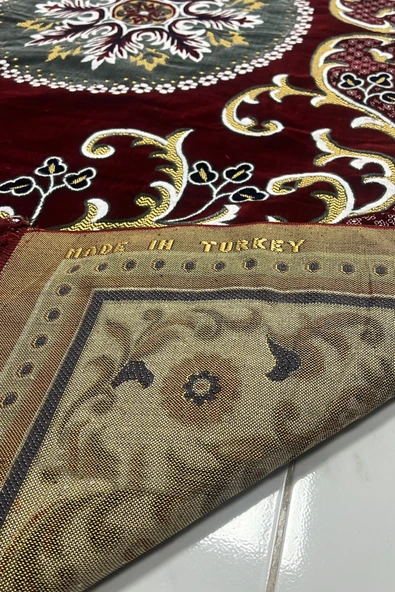 Makina Halısı Saçaklı Kaymaz Taban Halı 2x3 Metre - 3