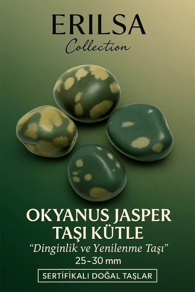 Sertifikalı Okyanus Jasper Taşı Kütle 25–30 mm Dinginlik, Yenilenme ve Huzur Taşı ürün görseli