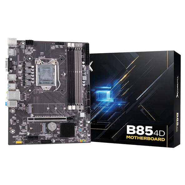 Turbox FourTeam B85(H81) Sata.M2 4*Ddr3 1600MHz Usb 3.0 Vga Hdmi Ses G.Lan 1150P 4.Gen Anakart