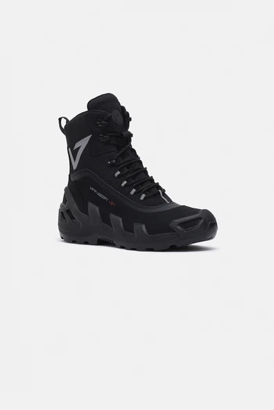 998 V-Clutch Pro Next Nubuk Kadın Bot Siyah - Resim 2