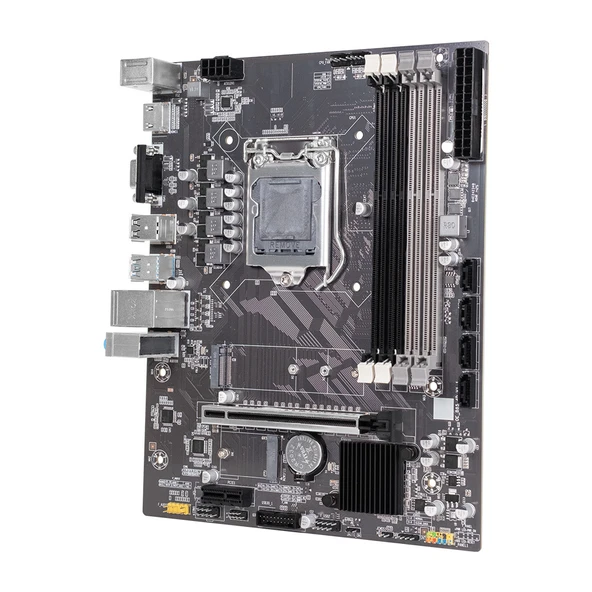 Turbox FourTeam B85(H81) Sata.M2 4*Ddr3 1600MHz Usb 3.0 Vga Hdmi Ses G.Lan 1150P 4.Gen Anakart - 3