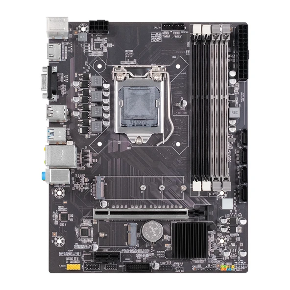 Turbox FourTeam B85(H81) Sata.M2 4*Ddr3 1600MHz Usb 3.0 Vga Hdmi Ses G.Lan 1150P 4.Gen Anakart - 2