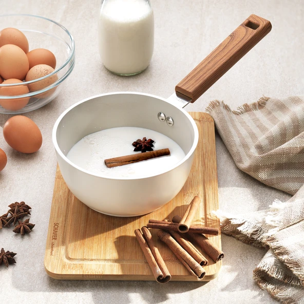 Schafer Ceramoni Seramik Sütlük 16 Cm-Krem - 2