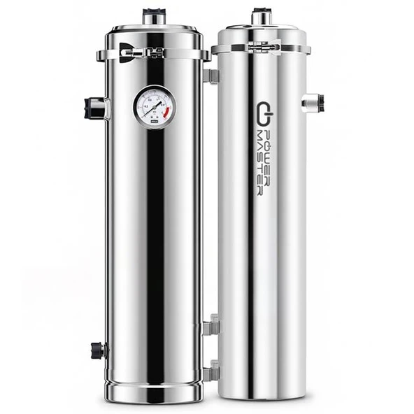 Powermaster PM-28654 Ana Hat Su Arıtma Sistemi 10.000 L/Saat Paslanmaz Çelik Gövdeli Yıkanabilir UF-PVDF Filtreli