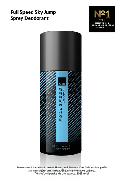 Avon Full Speed Sky Jump Sprey Deodorant 150ml ürün görseli 1