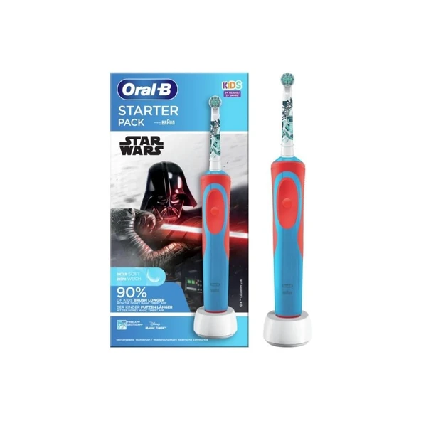 Oral-B D100 Star Wrs Cocuklar Icın Sarj Edılebılır Dıs Fırcası ürün görseli 1