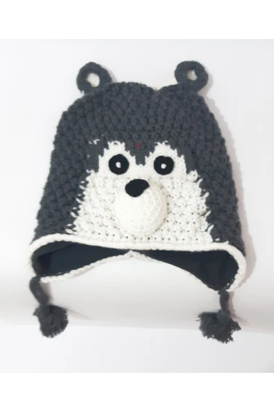 renkli çiçekler Erkek Çocuk Bere Hayvan Figürlü Sezon Çocuk Bere ürün görseli 1