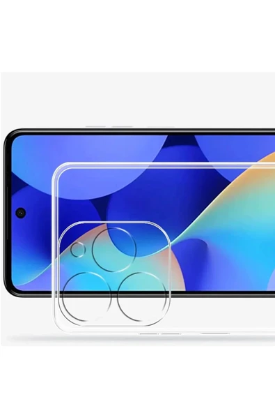 Tekno Tecno Spark Go 2024 (BG6) Kılıf Lüx Şeffaf Silikon Kapak - Resim 3