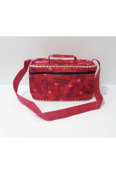 renkli çiçekler Beslenme Çantası Okul Beslenme Çanta Askılı Tutmalı Çanta - 5