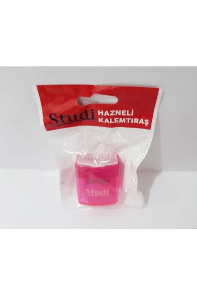 renkli çiçekler Kalemtıraş Çift Bıçaklı Büyük Boy Pembe Renk Kalemtıraş - Resim 5