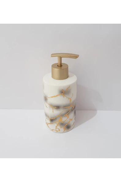 renkli çiçekler Porselen Sıvı Sabunluk 350 ml - 4