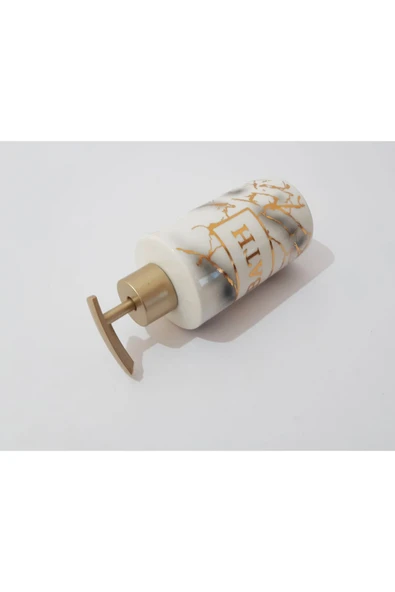 renkli çiçekler Porselen Sıvı Sabunluk 350 ml - 5