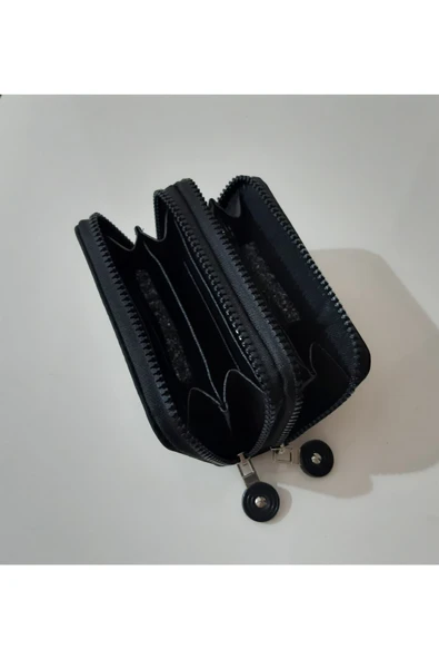 renkli çiçekler Kadın Cüzdan Krem Renk Kadın Cüzdanı - Resim 4