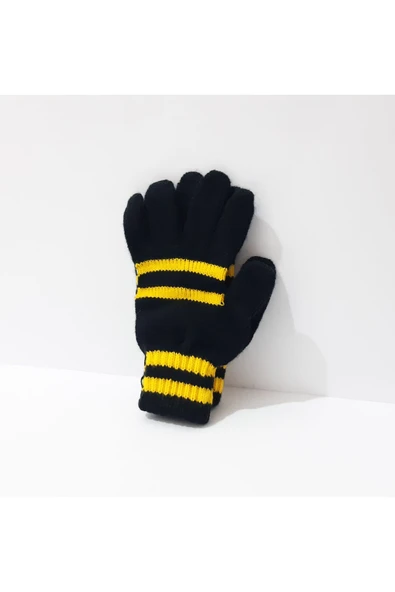 renkli çiçekler Çocuk Eldiven 5-8 Yaş Arası Çocuk Eldiveni - 3