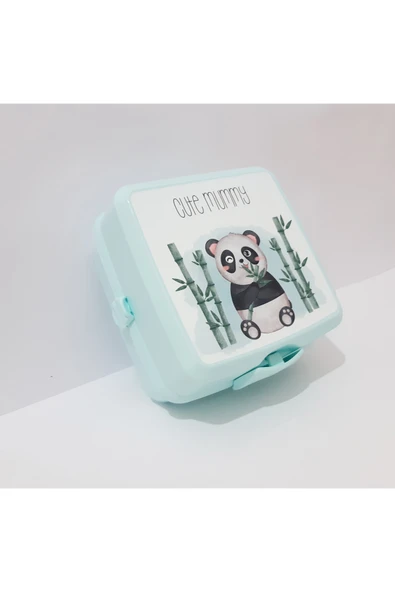 renkli çiçekler Beslenme Kabı 13x13x9 CM Okul İçin Desenli Beslenme Kutusu Gıda Saklama Kabı