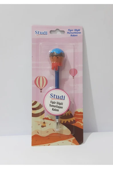 renkli çiçekler Figür Silgili Yumurtlayan Kalem - Resim 2